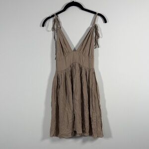 Garage Beige mini dress
